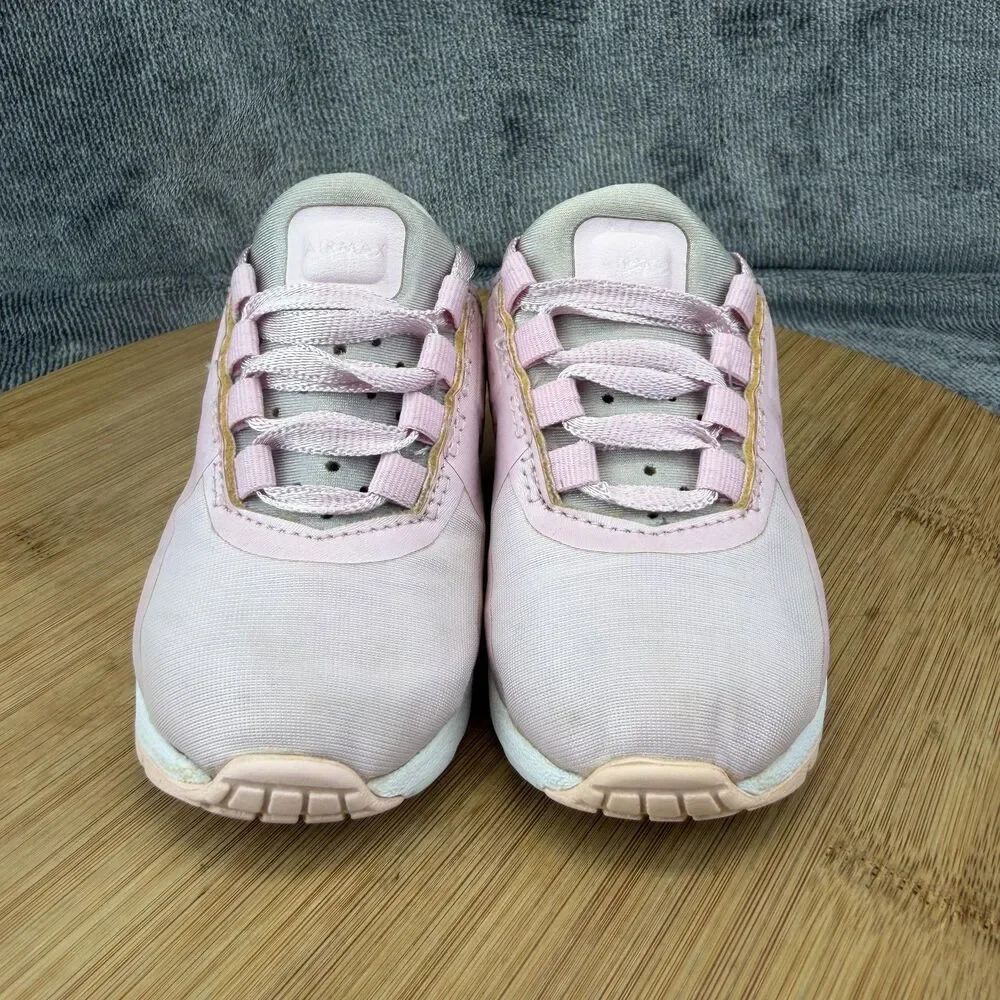 Nike Air Max Shoes Girls Size 7C Pink Synthetic Running Sneakers 921477-600